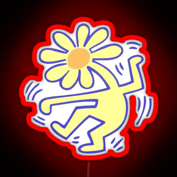 Flowerhead RGB Neon Sign