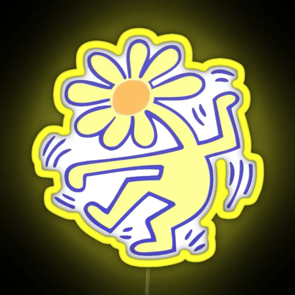 Flowerhead RGB Neon Sign