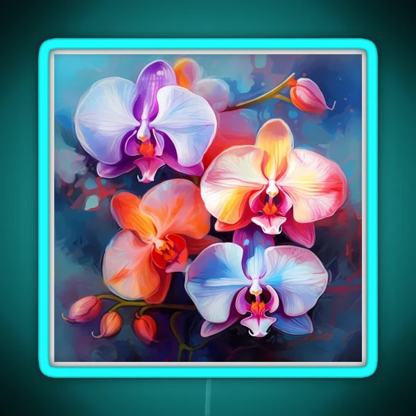 Flowers Bouquet 45 RGB Neon Sign