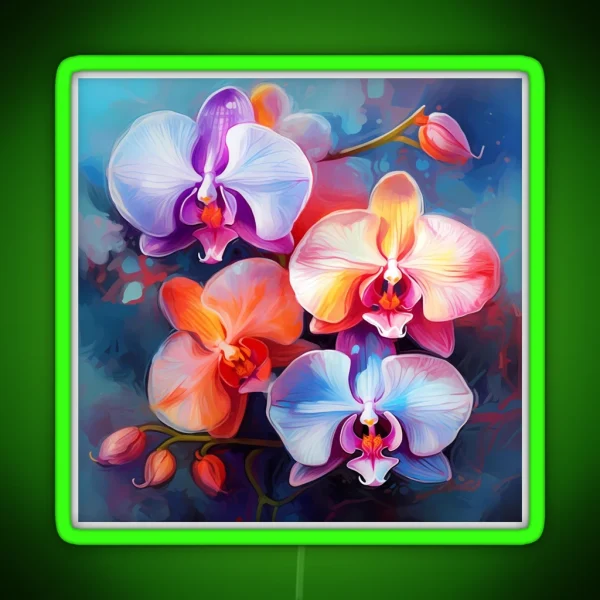 Flowers Bouquet 45 RGB Neon Sign