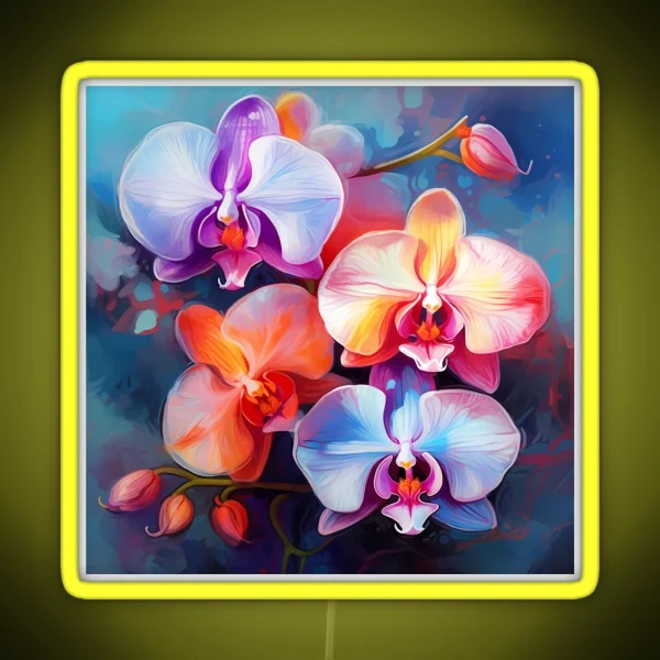 Flowers Bouquet 45 RGB Neon Sign