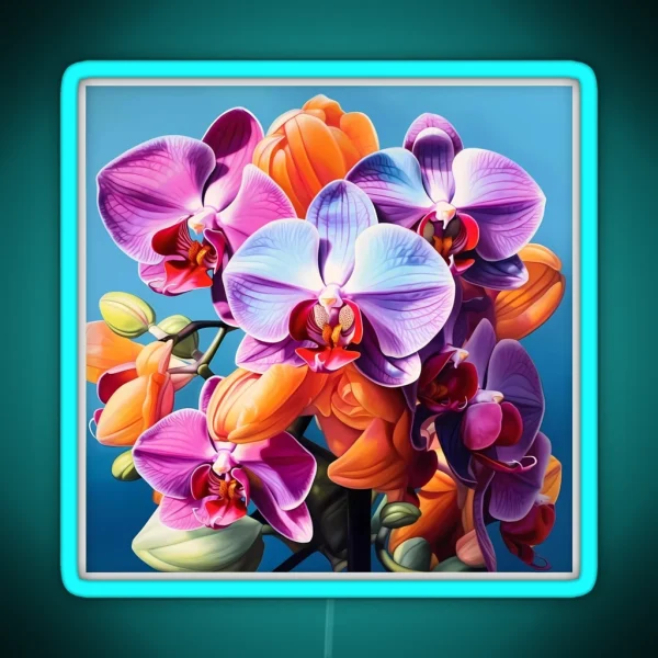 Flowers Bouquet 46 RGB Neon Sign