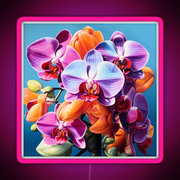Flowers Bouquet 46 RGB Neon Sign