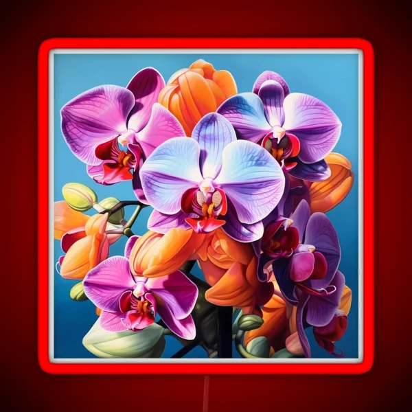 Flowers Bouquet 46 RGB Neon Sign