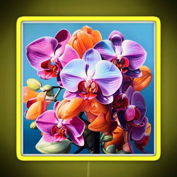 Flowers Bouquet 46 RGB Neon Sign