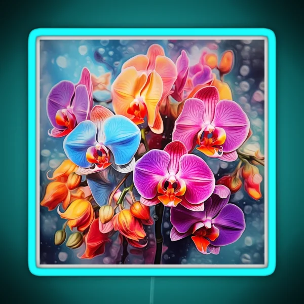 Flowers Bouquet 47 RGB Neon Sign