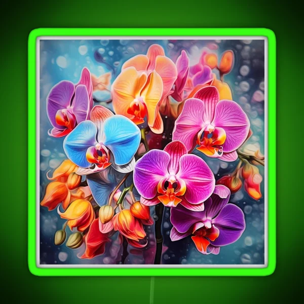 Flowers Bouquet 47 RGB Neon Sign