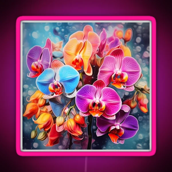 Flowers Bouquet 47 RGB Neon Sign