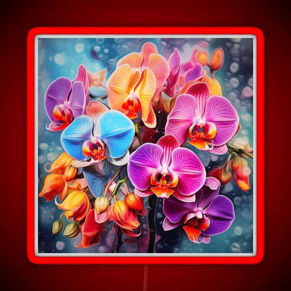Flowers Bouquet 47 RGB Neon Sign