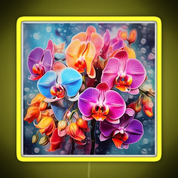 Flowers Bouquet 47 RGB Neon Sign