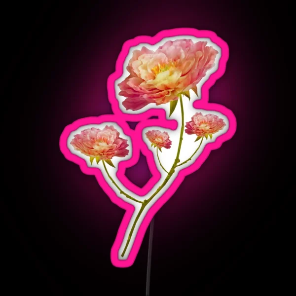 FLOWERS RGB Neon Sign