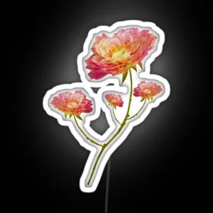 FLOWERS RGB Neon Sign