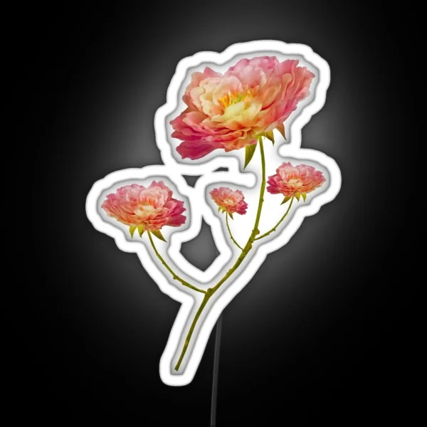 FLOWERS RGB Neon Sign