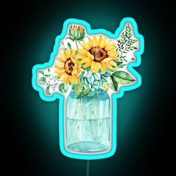 Flowers RGB Neon Sign