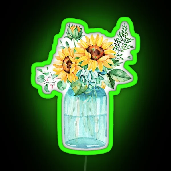 Flowers RGB Neon Sign