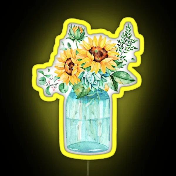 Flowers RGB Neon Sign
