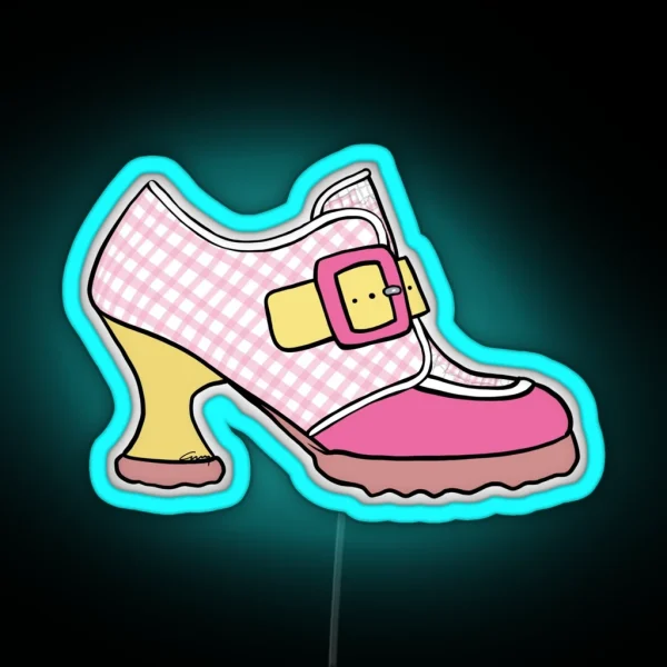 Fluevog Lolly Shoe RGB Neon Sign