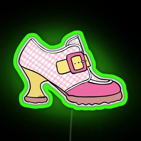Fluevog Lolly Shoe RGB Neon Sign