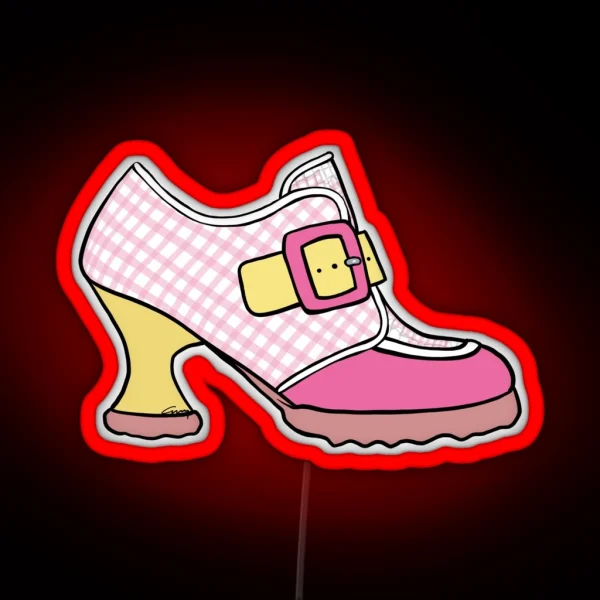Fluevog Lolly Shoe RGB Neon Sign