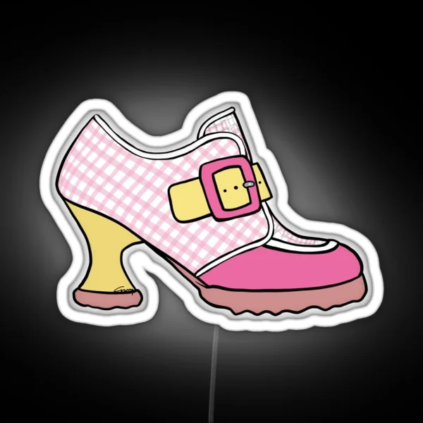 Fluevog Lolly Shoe RGB Neon Sign