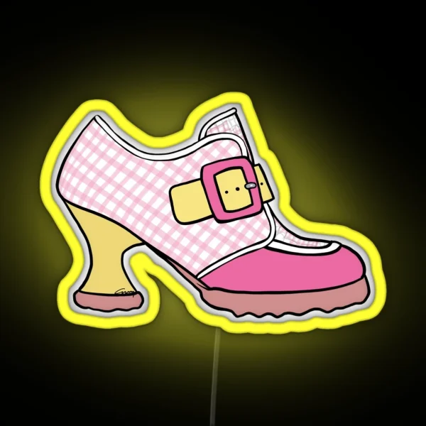 Fluevog Lolly Shoe RGB Neon Sign