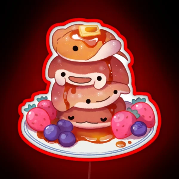Fluffy Sea Pancakes RGB Neon Sign