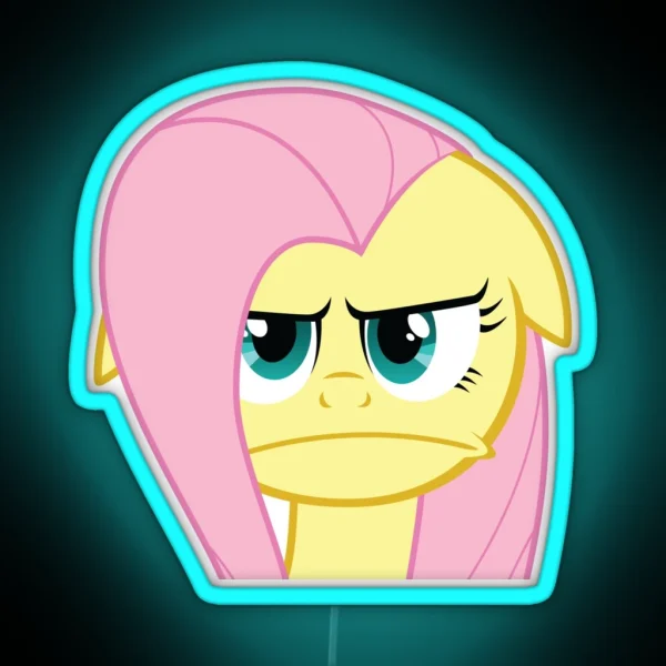 Flutter Disapprove RGB Neon Sign