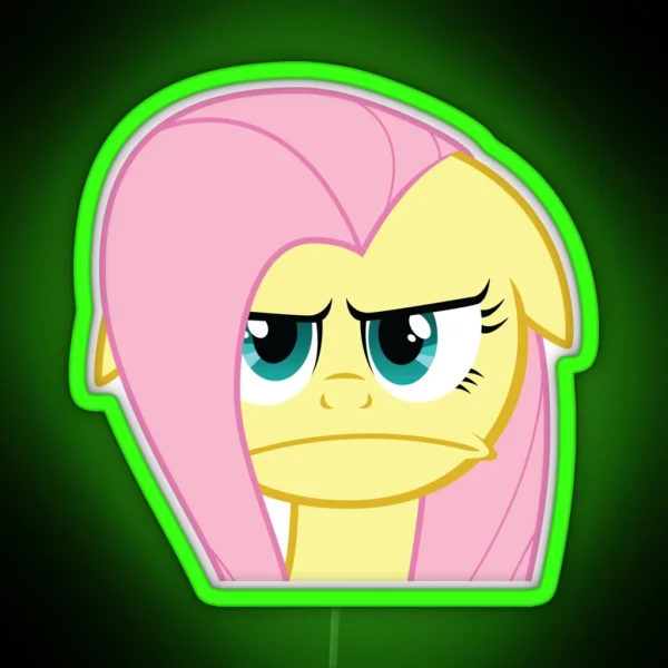 Flutter Disapprove RGB Neon Sign