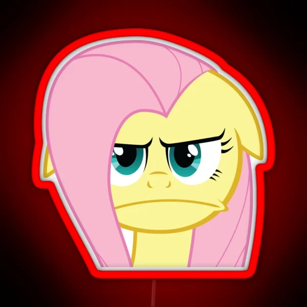 Flutter Disapprove RGB Neon Sign