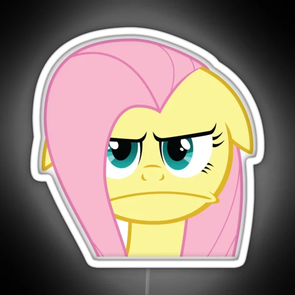 Flutter Disapprove RGB Neon Sign
