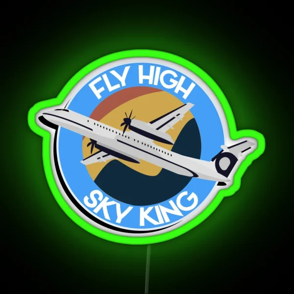 Fly High Sky King RGB Neon Sign