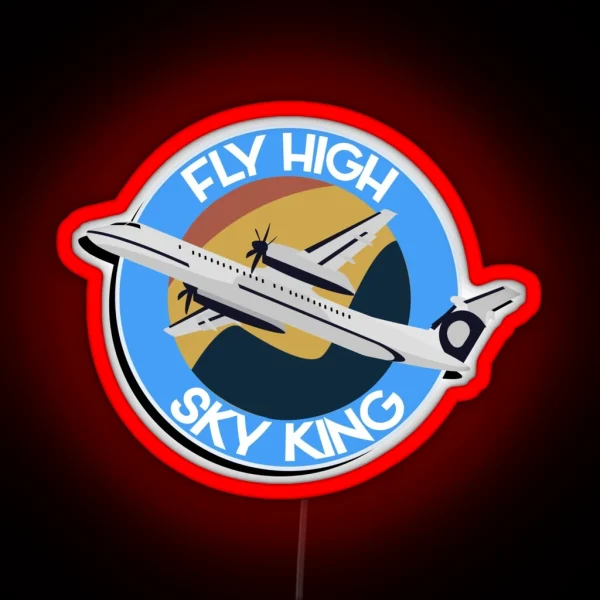 Fly High Sky King RGB Neon Sign