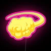 Color changing cloud shaped rainbow RGB LED display signage art