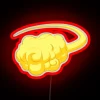 Add ethereal ambiance with this vibrant flying cloud neon decoration.
