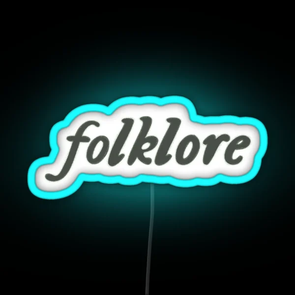 Folklore Led RGB Neon Sign