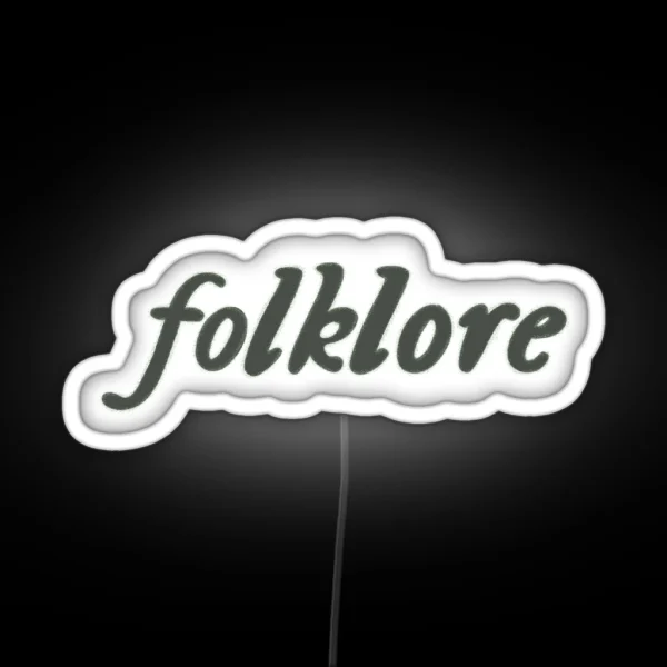 Folklore Led RGB Neon Sign