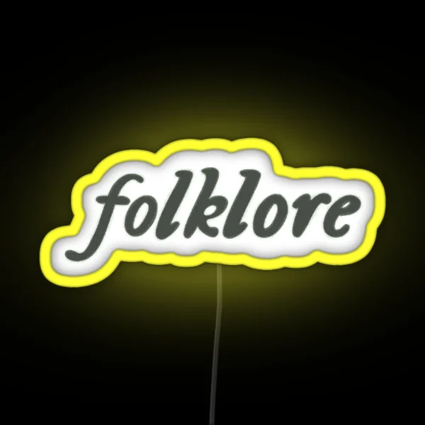 Folklore Led RGB Neon Sign