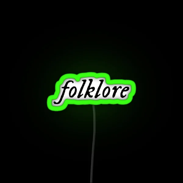 Folklore Led RGB Neon Sign