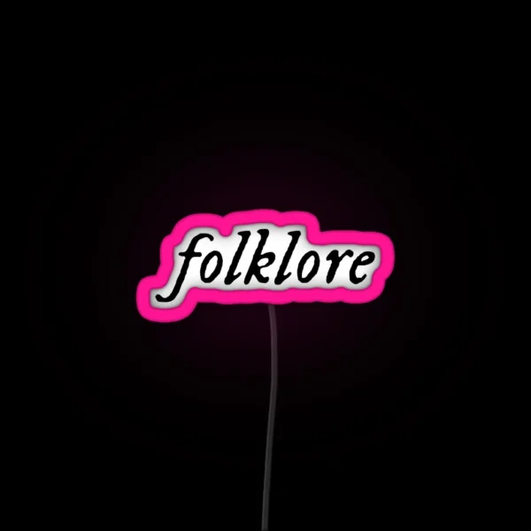 Folklore Led RGB Neon Sign