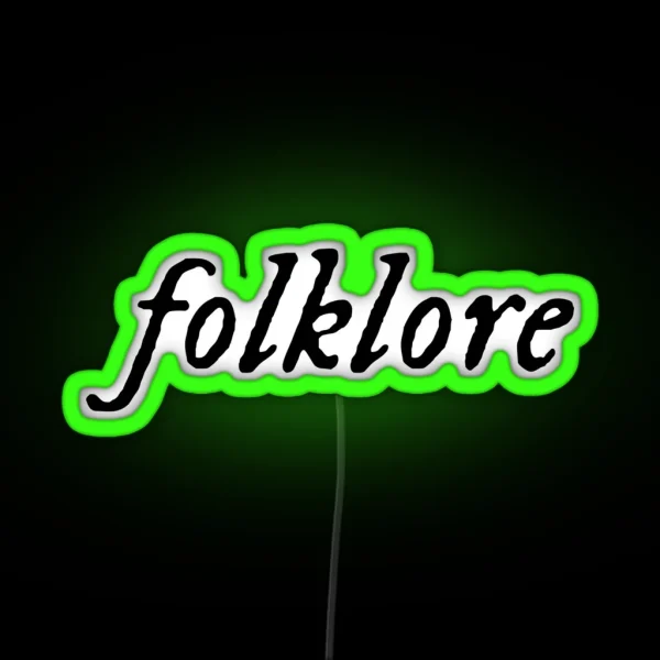 Folklore Taylor Swift RGB Neon Sign