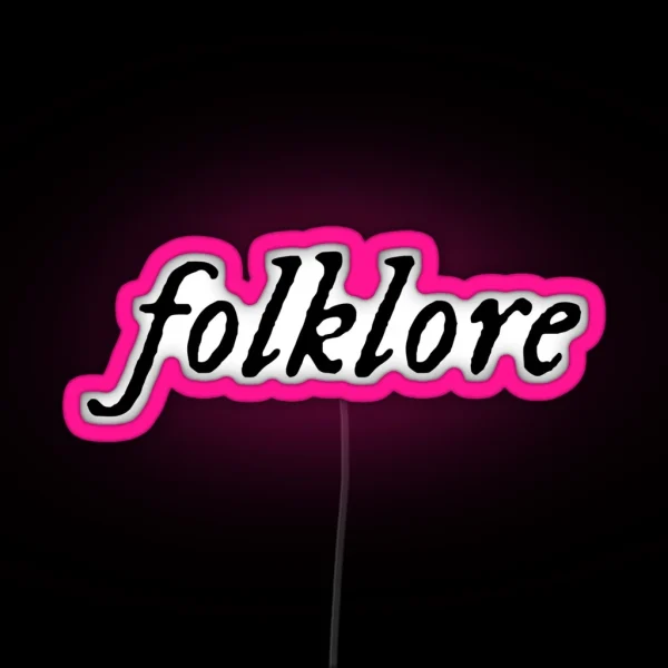 Folklore Taylor Swift RGB Neon Sign