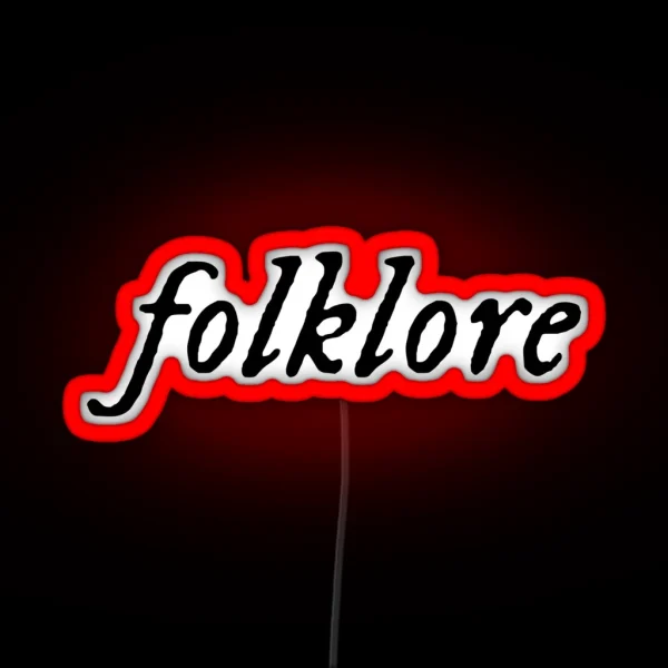 Folklore Taylor Swift RGB Neon Sign