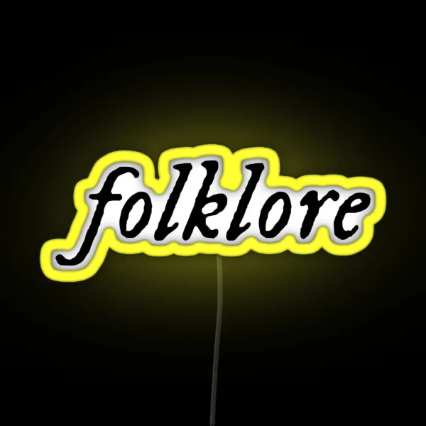 Folklore Taylor Swift RGB Neon Sign