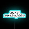 Vibrant Taylor Swift inspired folklore lyrics decorative neon light sign