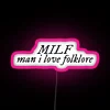 RGB neon wall decor for Taylor Swift Folklore fans