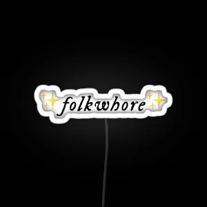 Folkwhore RGB Neon Sign