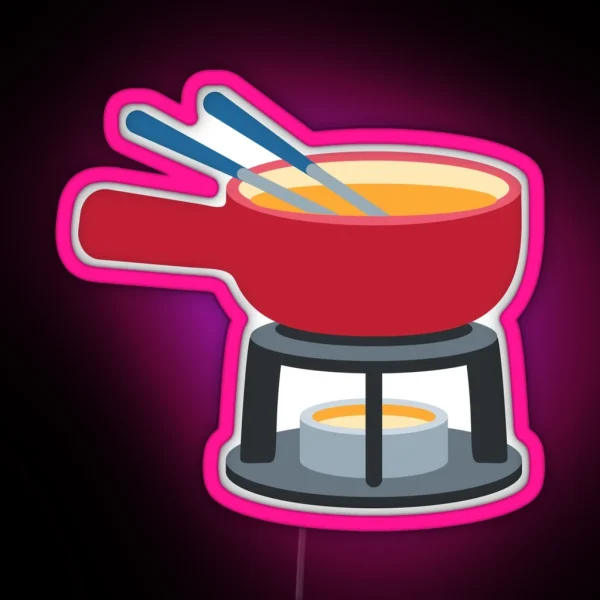 Fondue RGB Neon Sign