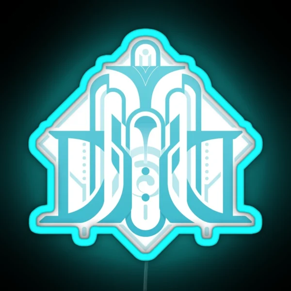 Fontaine Logo Genshin Impact RGB Neon Sign