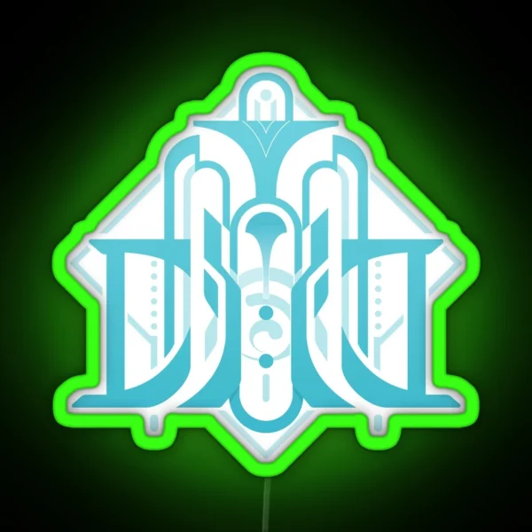 Fontaine Logo Genshin Impact RGB Neon Sign