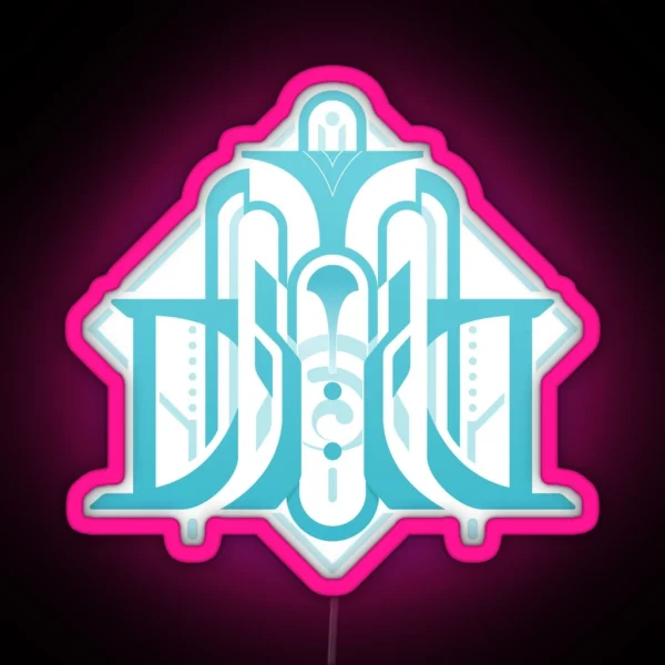 Fontaine Logo Genshin Impact RGB Neon Sign